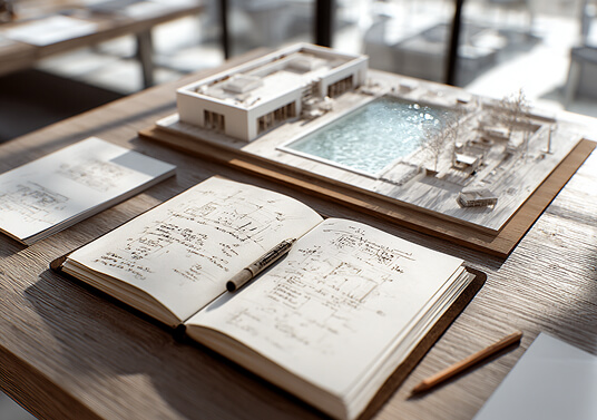 La construction de piscine sur mesure adaptée à votre terrain